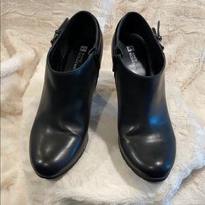 White Mountain Black Booties, Size 9